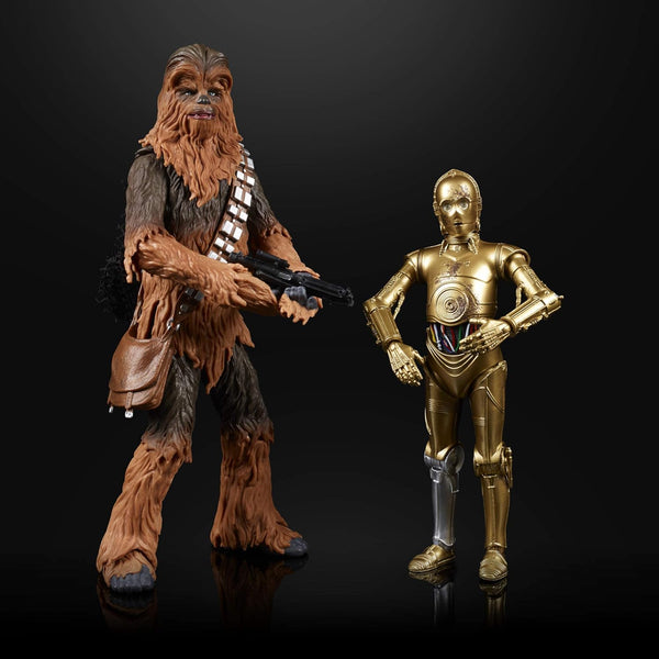 STAR WARS BLACK SERIES - RED LINE - CHEWBACCA & C-3PO