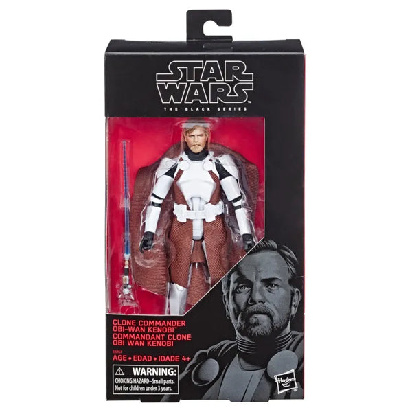 STAR WARS BLACK SERIES - RED LINE - CLONE COMMANDER OBI-WAN KENOBI REISSUE