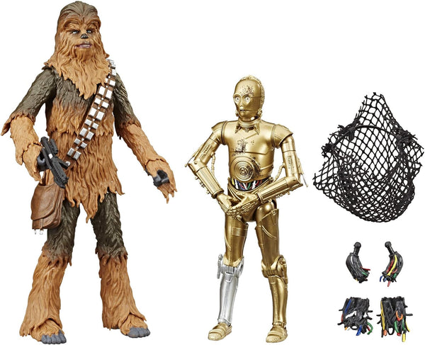 STAR WARS BLACK SERIES - RED LINE - CHEWBACCA & C-3PO