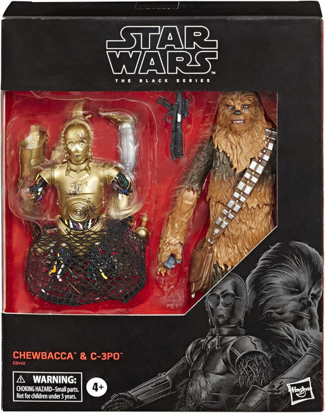 STAR WARS BLACK SERIES - RED LINE - CHEWBACCA & C-3PO