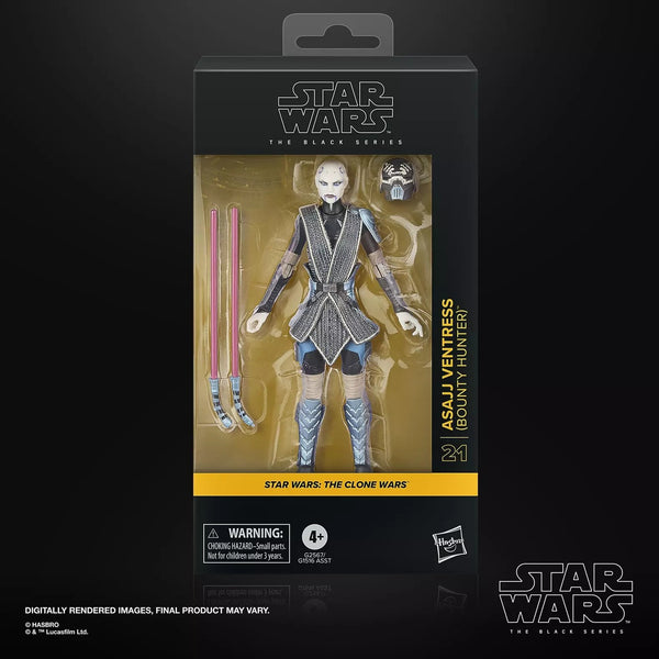 STAR WARS BLACK SERIES - THE CLONE WARS - #21 ASAJJ VENTRESS (BOUNTY HUNTER) PRE-ORDER: 01.2026