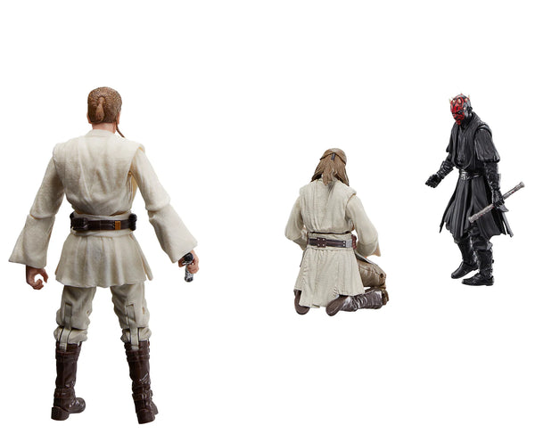 STAR WARS BLACK SERIES - THE PHANTOM MENACE - QUI-GON JINN, DARTH MAUL, OBI-WAN KENOBI 3-PACK PRE-ORDER: 01.2025