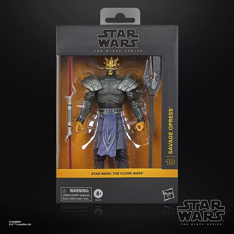 STAR WARS BLACK SERIES - THE CLONE WARS - #19 SAVAGE OPRESS DELUXE PRE-ORDER: 05.2025