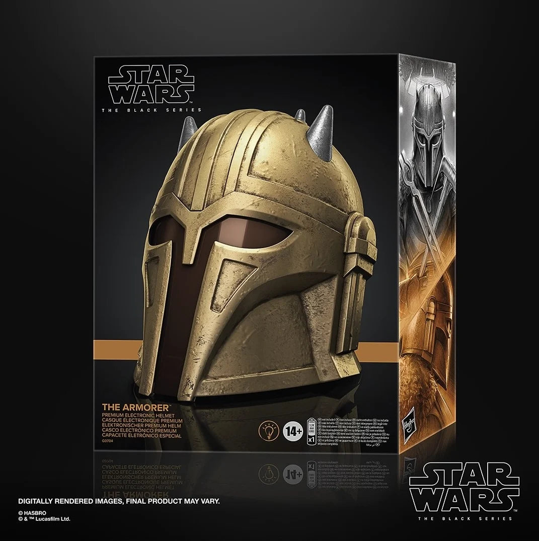 STAR WARS BLACK SERIES - THE MANDALORIAN - THE ARMORER ELEKTRONISCHER HELM PRE-ORDER: 06.2025