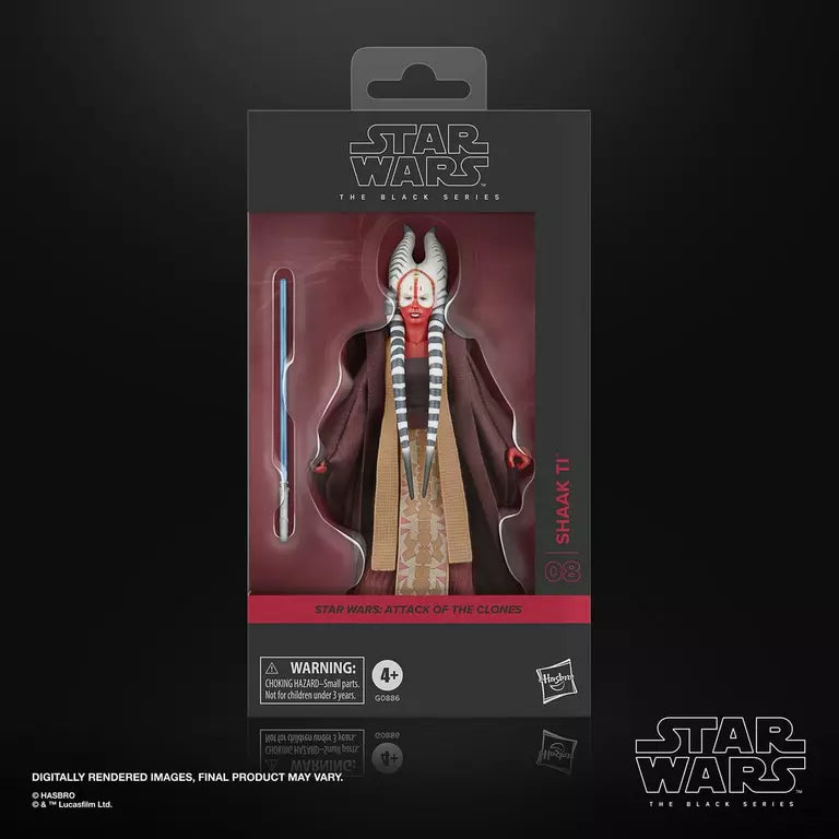 STAR WARS BLACK SERIES - ATTACK OF THE CLONES - #08 SHAAK TI PRE-ORDER: 06.2025