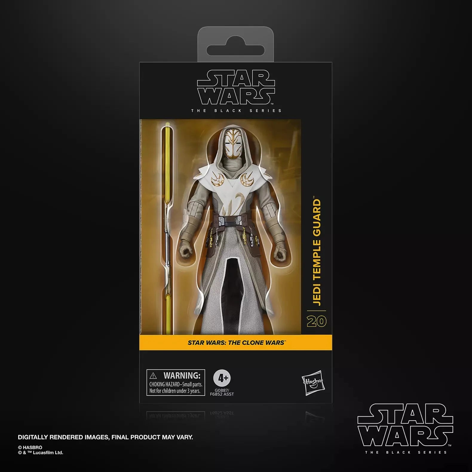 STAR WARS BLACK SERIES - THE CLONE WARS - #20 JEDI TEMPLE GUARD PRE-ORDER: 10.2025