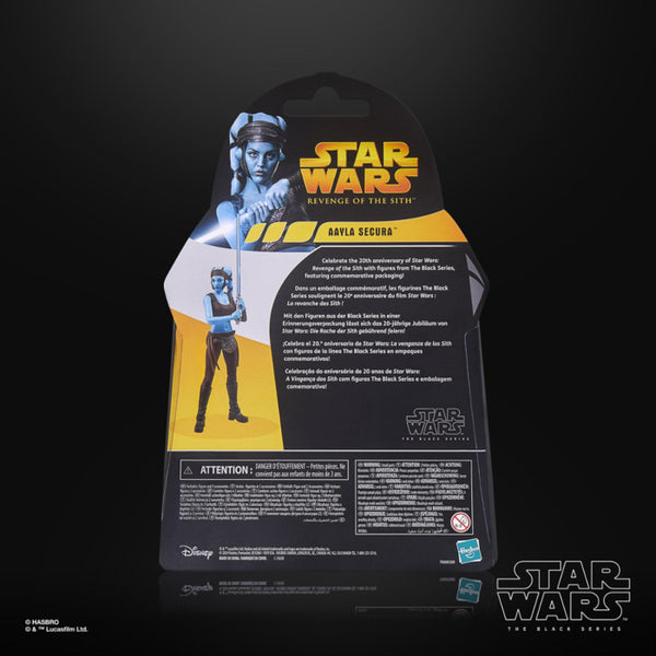 STAR WARS BLACK SERIES - 20TH ANNIVERSARY - REVENGE OF THE SITH - AAYLA SECURA PRE-ORDER: 10.2025