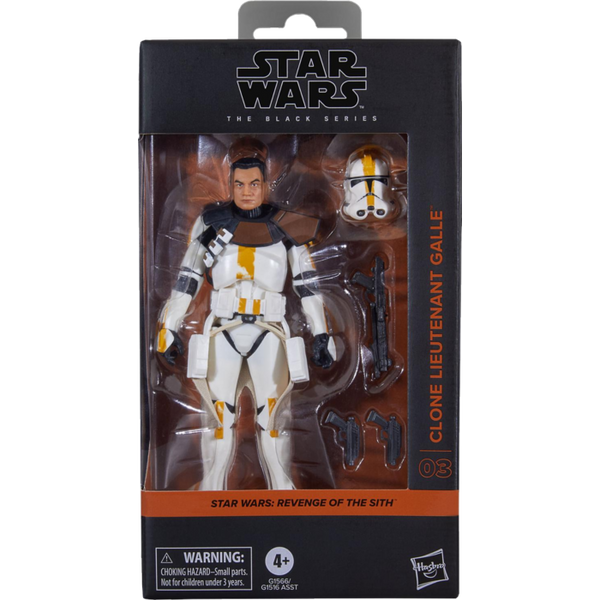 STAR WARS BLACK SERIES - REVENGE OF THE SITH - #03 CLONE LIEUTENANT GALLE PRE-ORDER: 10.2025