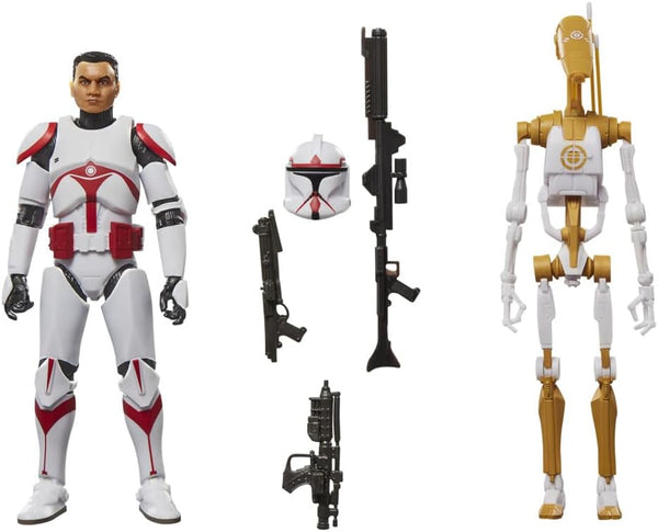 STAR WARS BLACK SERIES - GAMING GREATS (JEDI SURVIVOR) - PHASE I ASSAULT TROOPER & BATTLE DROID OFFICER