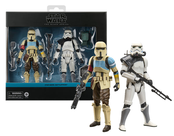 STAR WARS BLACK SERIES - GAMING GREATS (BATTLEFRONT) - SCARIF STORMTROOPER & MAGMA STORMTROOPER