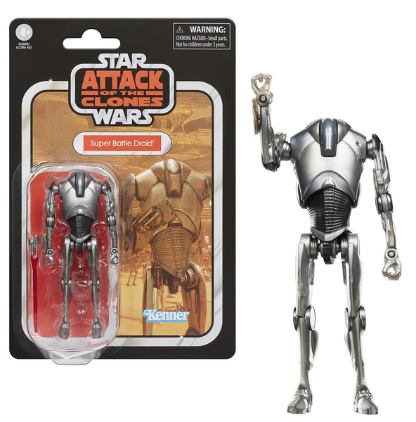 STAR WARS THE VINTAGE COLLECTION - ATTACK OF THE CLONES - SUPER BATTLE DROID VC415 PRE-ORDER: 01.2027