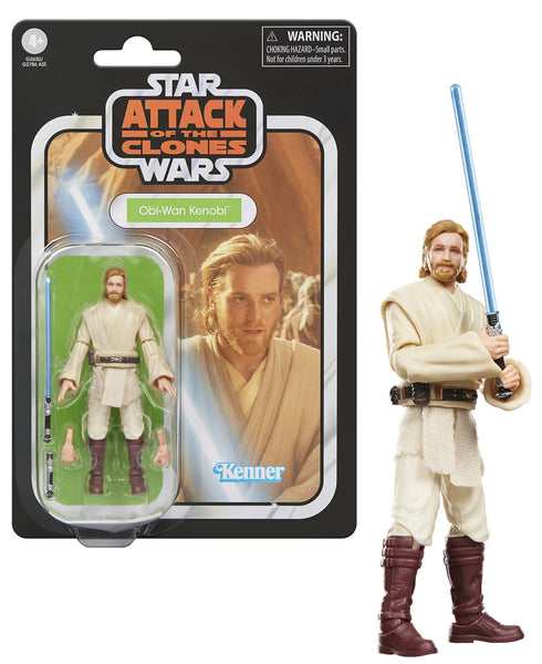 STAR WARS THE VINTAGE COLLECTION - ATTACK OF THE CLONES - OBI-WAN KENOBI VC417 PRE-ORDER: 01.2027