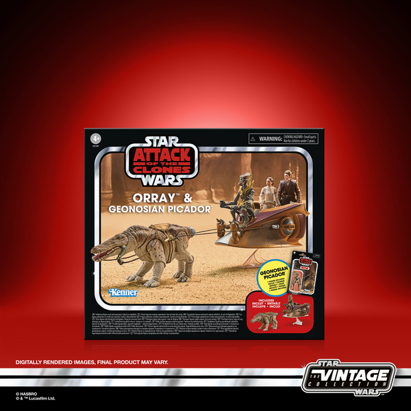 STAR WARS THE VINTAGE COLLECTION - ATTACK OF THE CLONES - ORRAY & GEONOSIAN PICADOR
