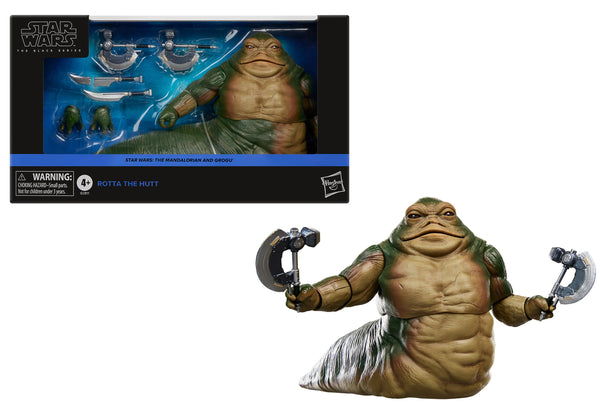 STAR WARS BLACK SERIES - THE MANDALORIAN AND GROGU - ROTTA THE HUTT PRE-ORDER: 12.2026