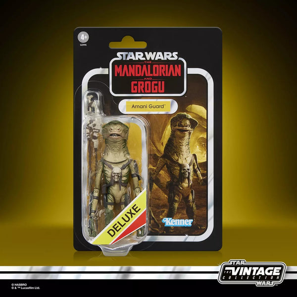 STAR WARS THE VINTAGE COLLECTION – THE MANDALORIAN AND GROGU – AMANI GUARD (DELUXE) VC419