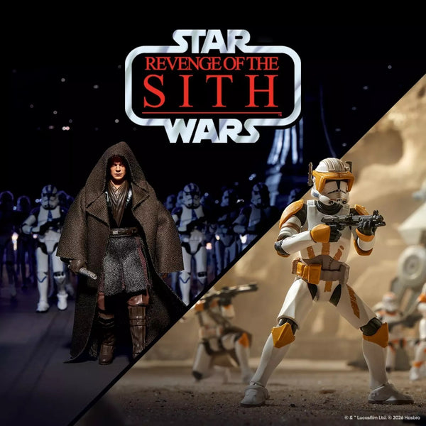 STAR WARS THE VINTAGE COLLECTION - REVENGE OF THE SITH - ANAKIN SKYWALKER VC412 & CLONE COMMANDER CODY (UTAPAU) VC413 PRE-ORDER 12.2026