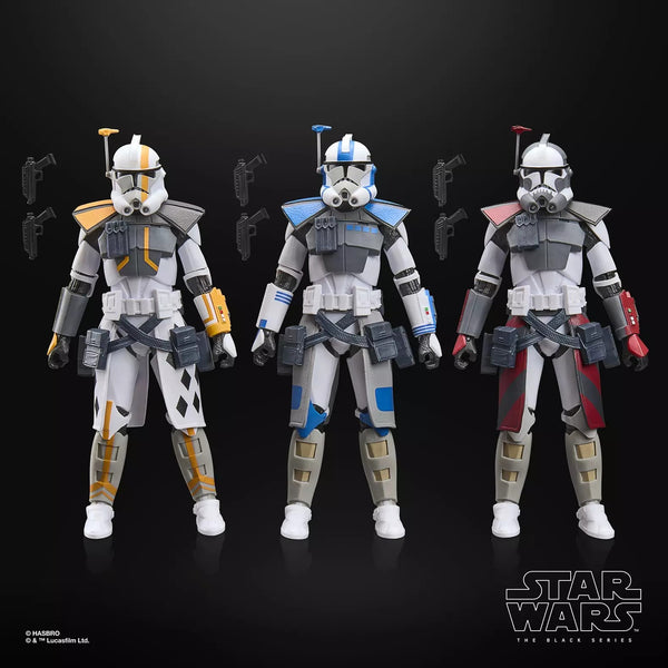 STAR WARS BLACK SERIES - THE CLONE WARS - ARC TROOPER BATTLE PACK (ARC COMMANDER COLT, HAVOC & BLITZ) PRE-ORDER 09.2026