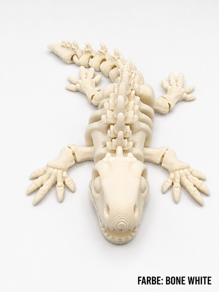 3D-Druck – Flexi Skeleton Iguana | Bewegliche Leguan Figur, 13 oder 21 cm