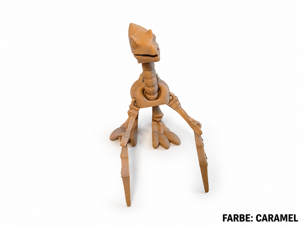 3D-Druck – Flexi Skeleton Pteranodon | Bewegliche Flugsaurierfigur, 9,6 cm