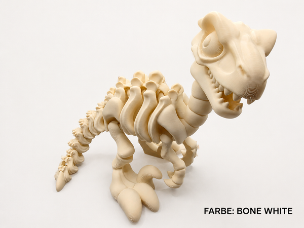 3D-Druck – Flexi Skeleton Velociraptor | Bewegliche Dinosaurierfigur, 15 oder 25 cm