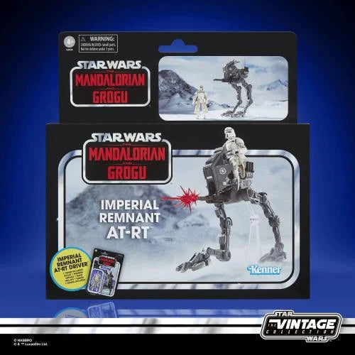 STAR WARS THE VINTAGE COLLECTION - THE MANDALORIAN AND GROGU - IMPERIAL REMNANT AT-RT