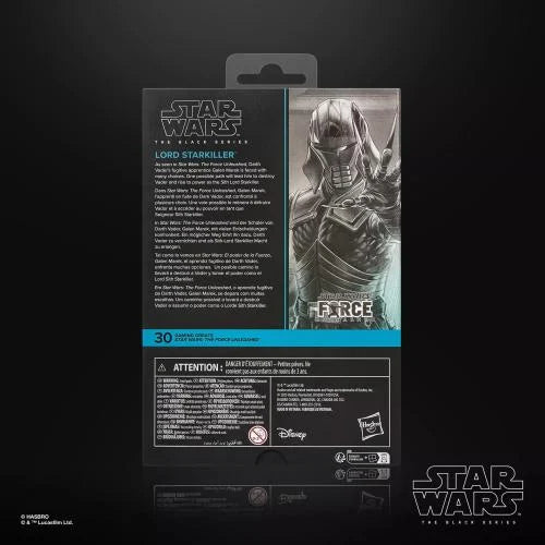 STAR WARS BLACK SERIES - GAMING GREATS - THE FORCE UNLEASHED - #30 LORD STARKILLER PRE-ORDER: 06.2026