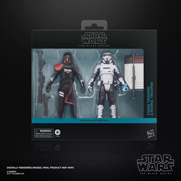 STAR WARS BLACK SERIES - JEDI SURVIVOR - PURGE TROOPER & PATROL TROOPER PRE-ORDER: 04.2026