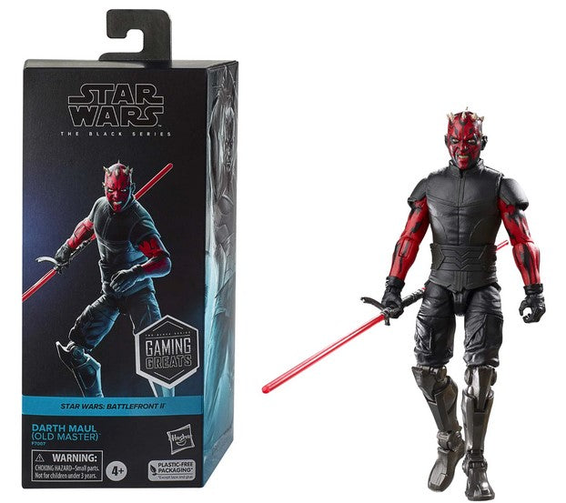 STAR WARS BLACK SERIES - GAMING GREATS - #23 DARTH MAUL (OLD MASTER)