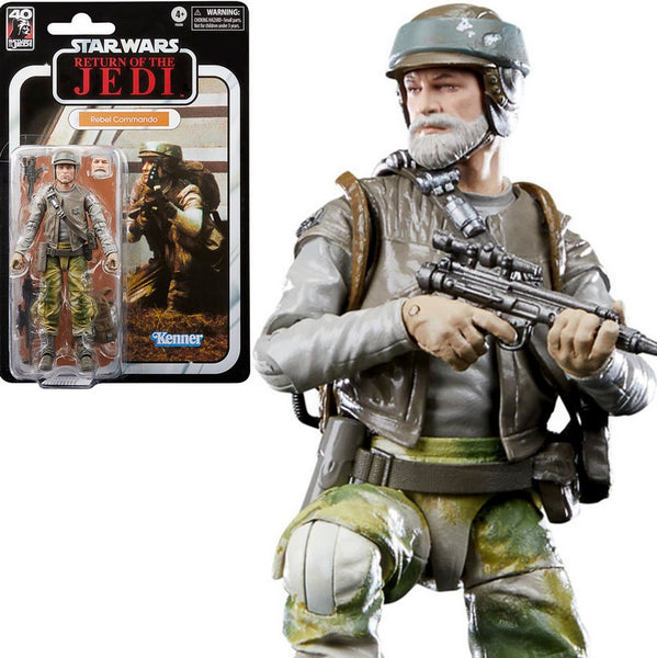 STAR WARS BLACK SERIES - 40TH ANNIVERSARY - RETURN OF THE JEDI - REBEL COMMANDO