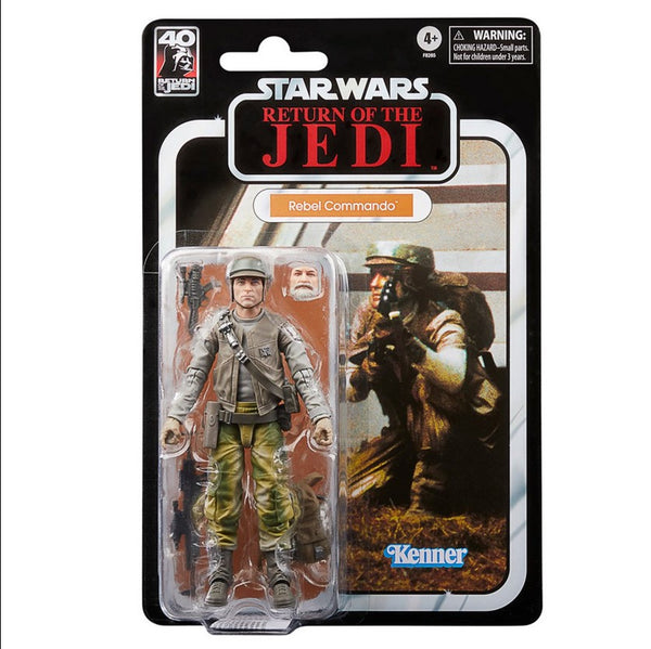 STAR WARS BLACK SERIES - 40TH ANNIVERSARY - RETURN OF THE JEDI - REBEL COMMANDO