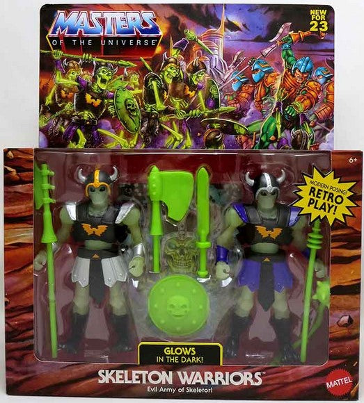 MASTERS OF THE UNIVERSE - ORIGINS - SKELETON WARRIOR 2ER PACK (US-KARTE)