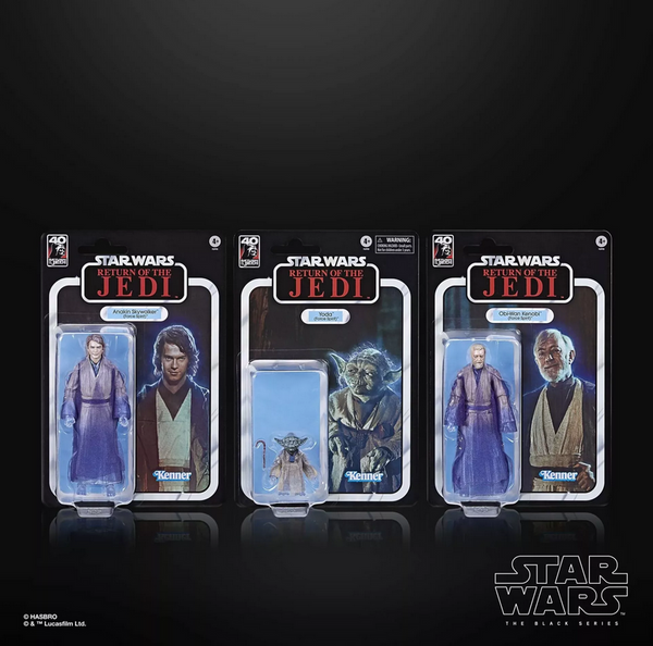 STAR WARS BLACK SERIES - 40TH ANNIVERSARY - RETURN OF THE JEDI - FORCE SPIRITS