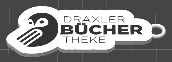3D DRUCK - SCHLÜSSELANHÄNGER - DRAXLER BÜCHER THEKE