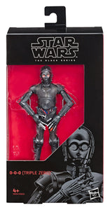 STAR WARS BLACK SERIES - RED LINE - #89 0-0-0 (TRIPLE ZERO) PRE-ORDER: 09.2024