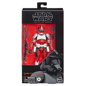 STAR WARS BLACK SERIES - RED LINE - CLONE COMMANDER FOX REISSUE