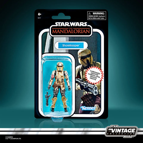 STAR WARS THE VINTAGE COLLECTION - THE MANDALORIAN - SHORETROOPER (CARBONIZED)