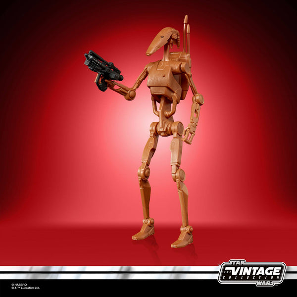 STAR WARS THE VINTAGE COLLECTION - THE CLONE WARS - 4x BATTLE DROID VC216 - (ARMY BUILDER SET)