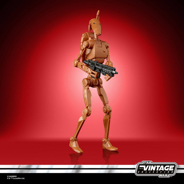 STAR WARS THE VINTAGE COLLECTION - THE CLONE WARS - 4x BATTLE DROID VC216 - (ARMY BUILDER SET)