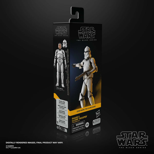 STAR WARS BLACK SERIES - THE CLONE WARS - #14 PHASE II CLONE TROOPER