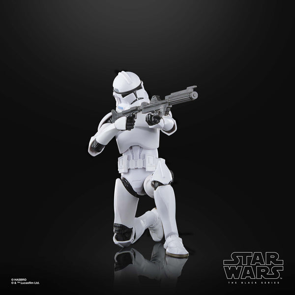 STAR WARS BLACK SERIES - THE CLONE WARS - 4x #14 PHASE II CLONE TROOPER - (ARMY BUILDER SET)