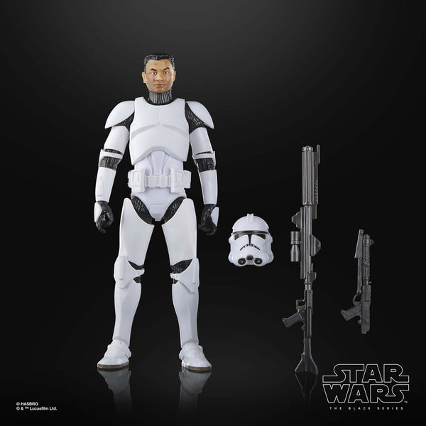 STAR WARS BLACK SERIES - THE CLONE WARS - 4x #14 PHASE II CLONE TROOPER - (ARMY BUILDER SET)