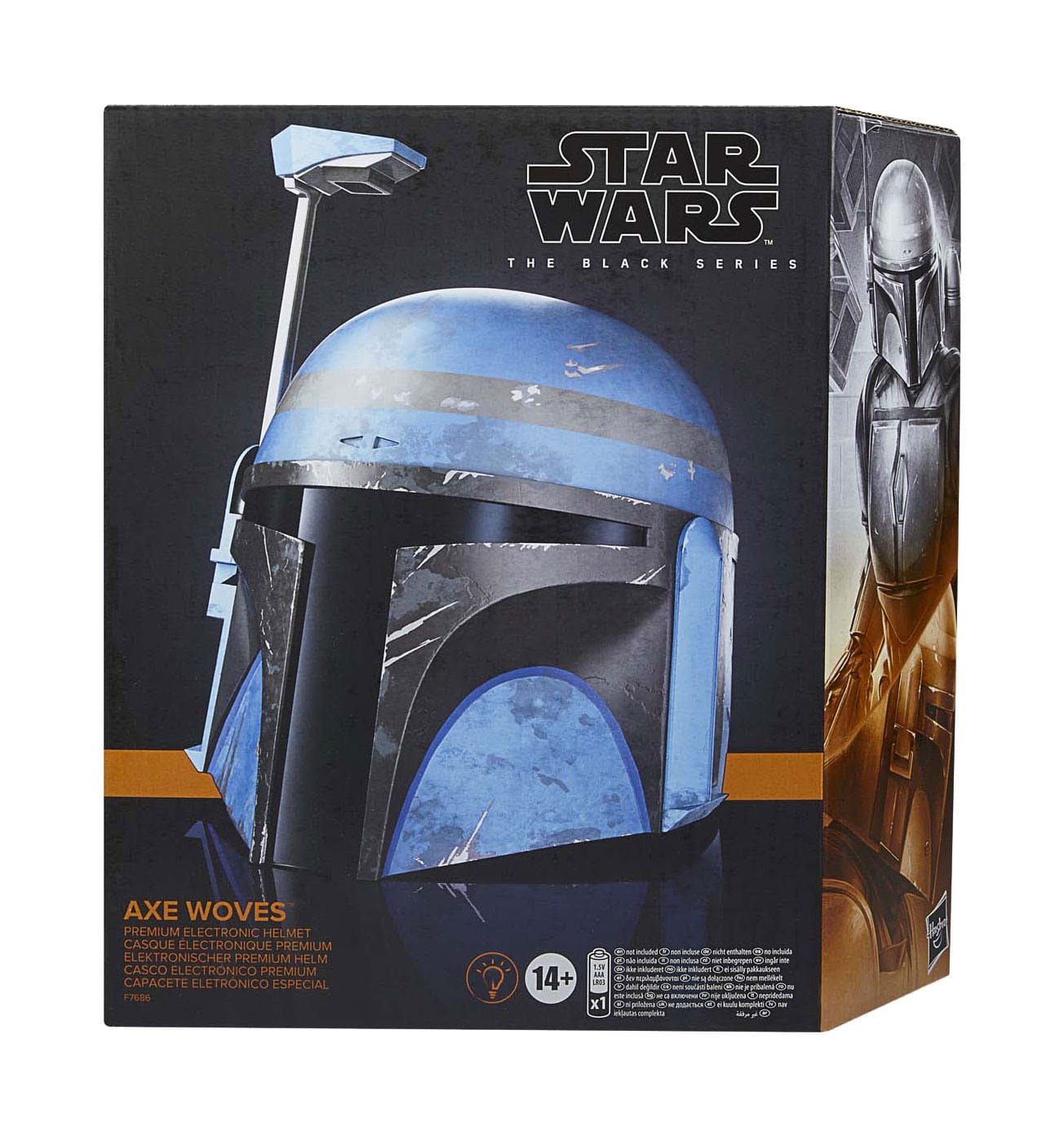 STAR WARS BLACK SERIES - THE MANDALORIAN - AXE WOVES ELEKTRONISCHER HELM PRE-ORDER 01.2024