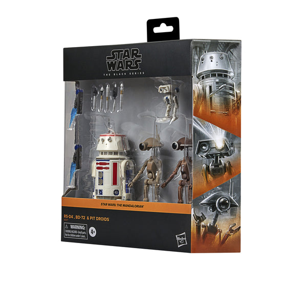 STAR WARS BLACK SERIES - THE MANDALORIAN - R5-D4, BD-72 & PIT DROIDS