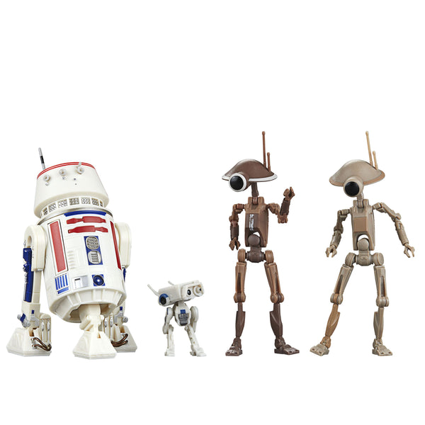 STAR WARS BLACK SERIES - THE MANDALORIAN - R5-D4, BD-72 & PIT DROIDS