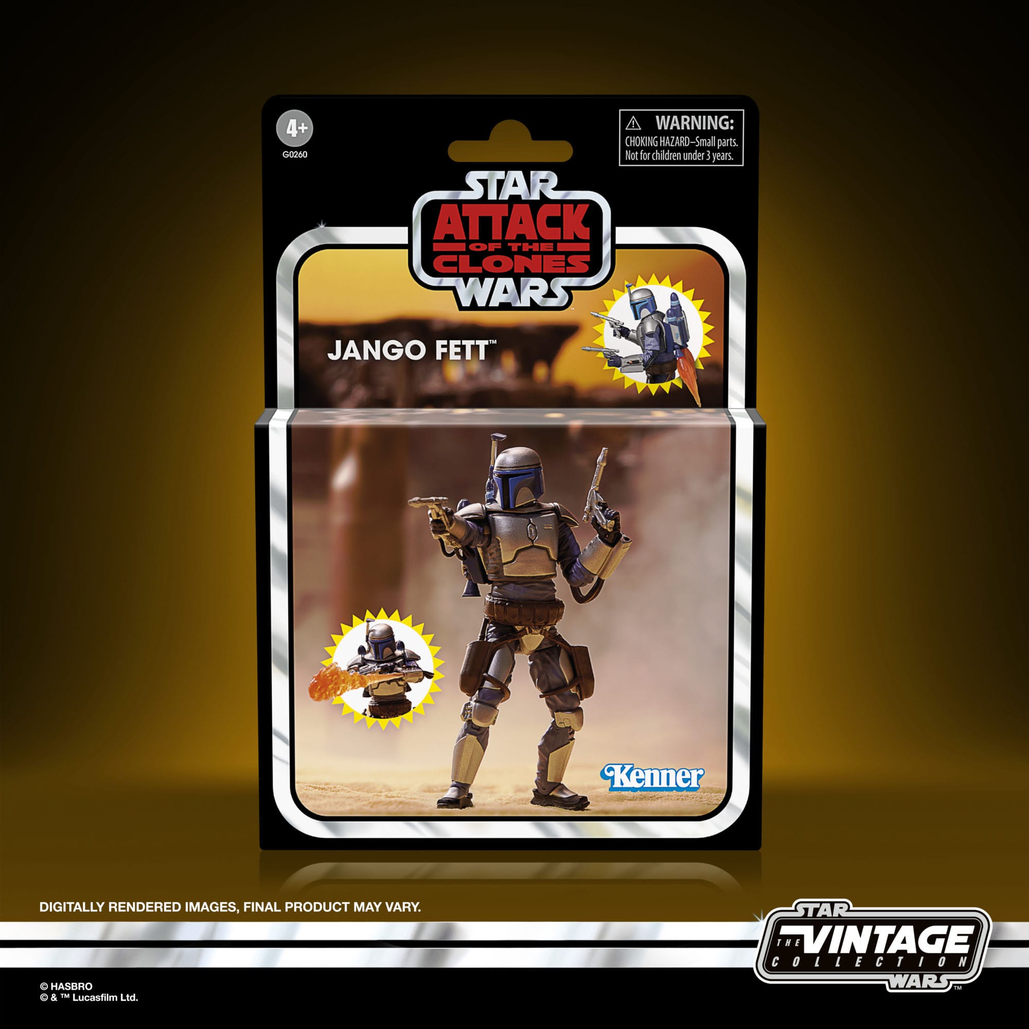 STAR WARS THE VINTAGE COLLECTION - ATTACK OF THE CLONES - JANGO FETT DELUXE