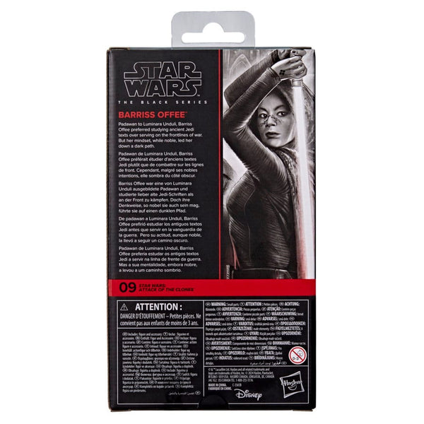 STAR WARS BLACK SERIES - ATTACK OF THE CLONES - #09 BARRISS OFFEE PRE-ORDER: 10.2025