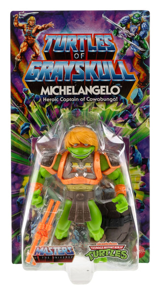 MOTU X TMNT - TURTLES OF GRAYSKULL - MICHELANGELO (EU-KARTE)