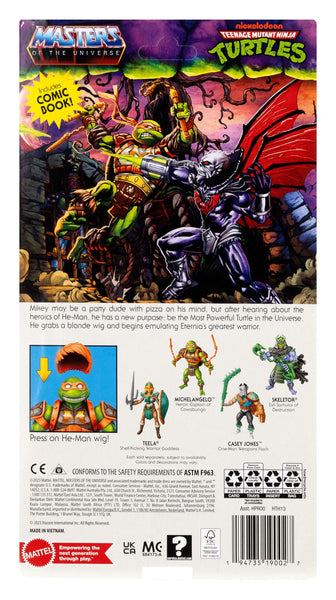 MOTU X TMNT - TURTLES OF GRAYSKULL - MICHELANGELO (EU-KARTE)