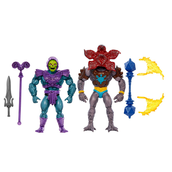 MASTERS OF THE UNIVERSE - ORIGINS - STRANGER THINGS - SKELETOR & DEMOGORGON (EU-KARTE) PRE-ORDER 12.2024