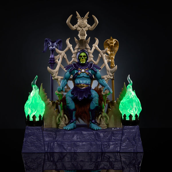 MASTERS OF THE UNIVERSE - MASTERVERSE - NEW ETERNIA - SKELETOR & THRONE (EU-KARTE) PRE-ORDER 10.2024